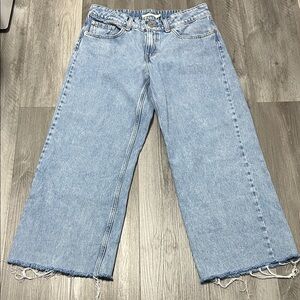 Levi's Light Blue Wide Leg Jeans